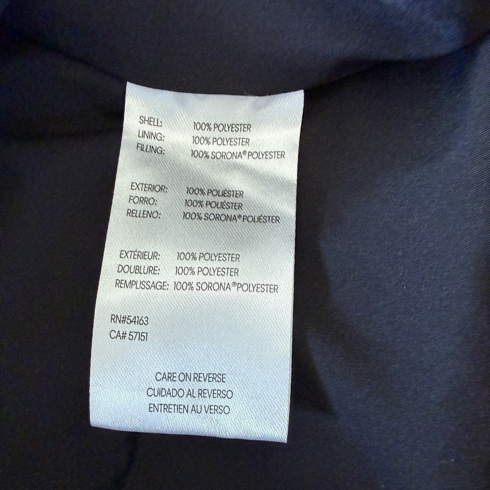 Calvin Klein Womens Black Sleeveless Zipped Pockets Full-Zip Puffer Vest Size XL - Picture 6 of 9